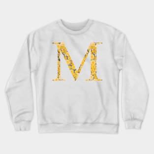 Mu Sorority Sunflower Sticker Crewneck Sweatshirt